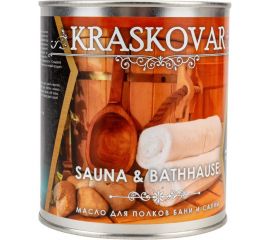 Масло для полков бани и сауны Kraskovar Sauna & Bathhause бесцветный 0,75 л 1365 