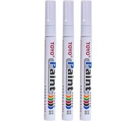 Маркер-краска Optima SA101 белый, упаковка 3 шт. SA1011.3 