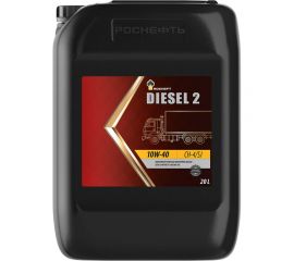 Моторное масло Роснефть Diesel 2 10W-40, канистра 20л 10122 