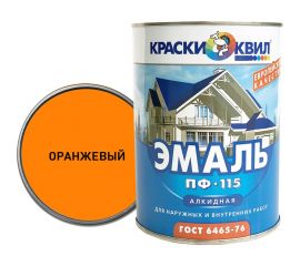 Эмаль Краски квил ПФ-115 (оранжевая; 20 кг) 4607023394510 