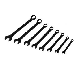 Набор комбинированных ключей ТУНДРА в сумке, фосфатированные, 6 - 19 мм, 8 шт. 878127 