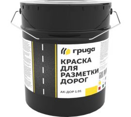 Краска Грида АК-Дор 1.01 для разметки дорог зеленая 30 кг 1/22 209846 