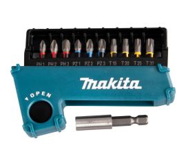 Набор насадок Impact Premier (11 шт.; 25 мм; C-form; PH, PZ, T; магнитный держатель) Makita E-03567 