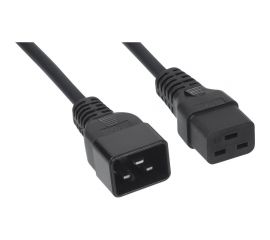 Кабель питания Cabeus IEC 320 C19 - IEC 320 C20 (3x1.5), 16A, прямая вилка, 1.8м PC-IEC19-IEC20-1.8M 