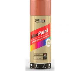 Аэрозольная эмаль Sila home max paint с металлическим эффектом, медный металлик, 520 мл 00-00004748 SILP004 