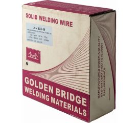Проволока сварочная полированная JQ.MG50-6 N/ER70S-6 1.6 мм, 15 кг GOLDEN BRIDGE 143 