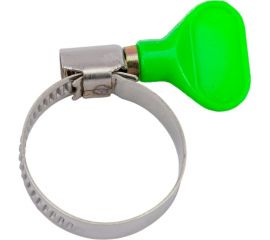 Обжимной хомут из нерж. стали Невский Крепеж с бабочкой, 20-32 мм 850528 