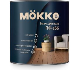 Эмаль для пола ООО Гранд Пак ПФ-266 MOKKE золотисто-коричневая, глянец, 0.8 кг 9508 
