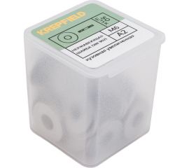 Нержавеющая кузовная шайба KREPFIELD увеличенная, М6, DIN 9021, А2, 50 шт. 9021A2ШАЙБАМ6.4-50 