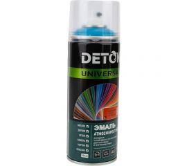 Аэрозольная универсальная эмаль DETON небесно-синяя RAL 5015 UNIVERSAL 520 мл 126908 