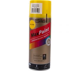 Универсальная аэрозольная эмаль Sila home max paint желтый ral 1018, 520 мл 00-00004730 SILP1018 