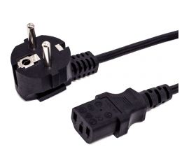 Кабель питания Filum cee 7/7-с13, 3x0.75мм?, 220в, 10a, чёрный, 3м FL-PC10-EU-C13-3M 