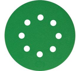 Круг шлифовальный FILM L312T (5 шт; 125 мм; на липучке; 8 отв; зелёный; P40) SUNMIGHT 53203R 
