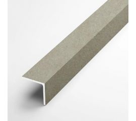 Декоративный алюминиевый угол Лука 30x30x1,5 мм, бетон айс УТ000077778 