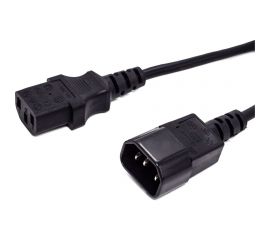 Кабель питания Filum с13-c14, 3x0.5мм?, 220в, 6a, чёрный, 3м FL-PC6-C13-C14-3M 