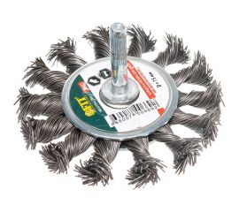 Корщетка-колесо 75 мм для дрелей FIT IT 38585 