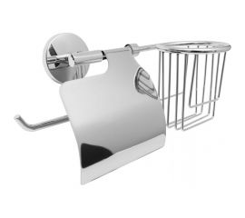 Держатель туалетной бумаги+подставка для дезодоранта Delphinium 41886-2 С 102060 