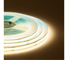 Светодиодная лента MAKSILED cob 24В, 480д/м, 10Вт/м, ip20, 850Лм/м, 3000k, теплый белый, 5м ML-R480-COB-WW-S 