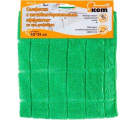 Салфетка Рыжий кот MFSA-01 с антибактериальным эффектом, из микрофибры, размер 40х35 см 310285 