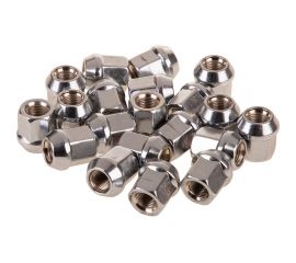 Гайка конус M12x1.25 открытая 25 мм, ключ 19 мм, цинк 015, 20 шт SKYWAY S10602015 