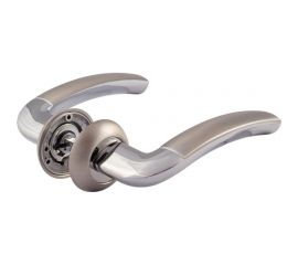 Дверная ручка НОРА-М 23А AL мат.хром/хром 16049 