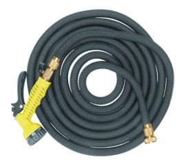 Растягивающийся шланг INBLOOM 15 м, латекс, полиэстер, латунь 168-023 