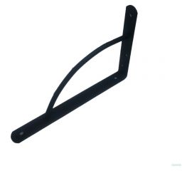 Выпуклый кронштейн для полок MFK-TORG 295х195мм черный SB-28 К-28-295х195 