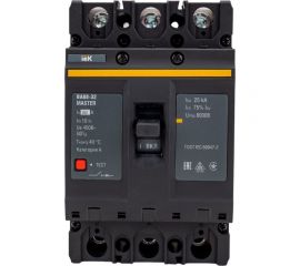 Автоматический выключатель IEK ВА88-32 3Р 50А 25кА MASTER SVA10-3-0050-02 