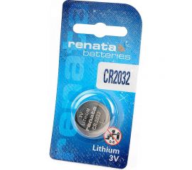 Батарейка Renata CR 2032, литиевая, 225mAh, 3V 12671 
