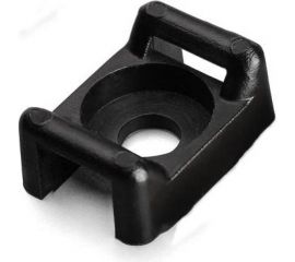 Монтажная площадка под винт Экопласт ПМО 15х10 мм, черная 47226BL 