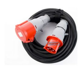 Удлинитель шнур ЭНАРГИТ 380 Вольт, КГ 4х1,5 ГОСТ, 20 метров, КГ415-20-1-44 