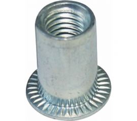 Заклепка-гайка ЦКИ М4, плоск., рифл., Ст. Ц, BRALO, 50 шт. 68124 
