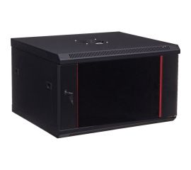 Серверный настенный шкаф W&T 6U 600х500 19 дюймов черный C066050BWTWOF 