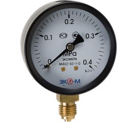 Манометр ЭКО-М Экомера МД02-63-G-0,4МПа-РИ 