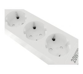 Сетевой фильтр Harper удлинитель UCH-440 White PD3.0 H00003204 