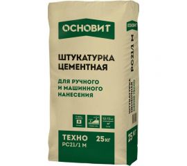 Фасадная штукатурка Основит ТЕХНО PC21/1 M 25 кг 92501 
