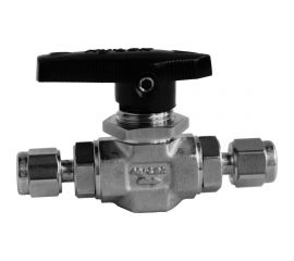 Шаровой кран Hy-Lok 102 серии, проходной, 6мм - 6мм HB1-H-6M 