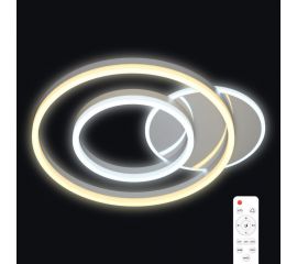 Потолочная светодиодная диммируемая люстра RITTER ECLIPSE пульт ДУ 3 режима 96Вт 2700К+6400К / 4200К / 6400К+2700К 52087 4 