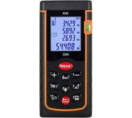 Лазерный дальномер RGK d80 с поверкой 755641 