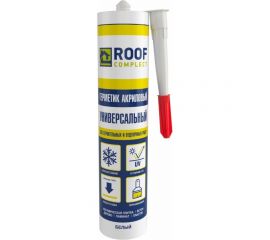 Акриловый герметик Roof Complect белый, 300 мл 344831 