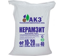 Керамзит АКЗ (фракция 10-20 мм; 40 л) Х4665296650054 