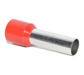 Штыревой втулочный изолированный наконечник KLR KTE 35-25 35мм2/L=25мм/Красный 1035025 