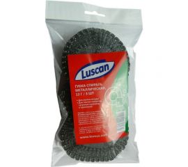 Металлическая губка для мытья посуды Luscan 100x100x15 мм., 12 г., 3 штуки в упаковке 978722 