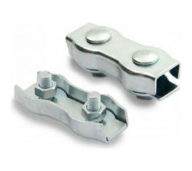 Двойной зажим для стальных канатов vipкрепеж duplex 3 мм, 2 шт. 22304 VIP 