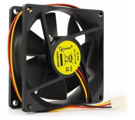 Вентилятор Gembird 80x80x25, втулка, 3 pin, провод 30 см, FANCASE 