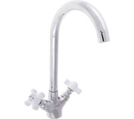 Смеситель для раковины RAIN Венера высокий, керамические кран-буксы 1/2 561-286 