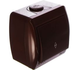 Выключатель Lezard NATA проходной, вишня 710-0600-105 