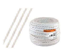 Ретро провод TDM ""Эко"" 3x1,5 витой ГОСТ белый 50м SQ2801-0103 