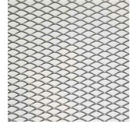Cетка ПВЛ просечно вытяжная стальная неокрашенная для мебели, ограждения лестниц, стеллажа, фасада, защиты Фабрика сеток ""Железный слон"" Лофт ромб 30x12 мм, перемычка 1x3 мм, 1250x2000 мм PVS000138-2 