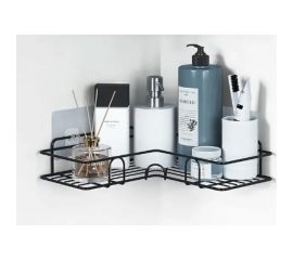 Полка для ванной ZDK Homium черный, размер 26.5x26.5x6 см shelf3black 